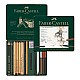 Σετ μολυβιών Faber-Castell Pitt Μονόχρωμο, 21 τεμαχίων σε μεταλλική θήκη