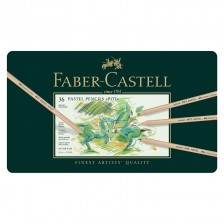 Faber-Castell χρωματιστά μολύβια Pitt Pastel, 36 χρώματα