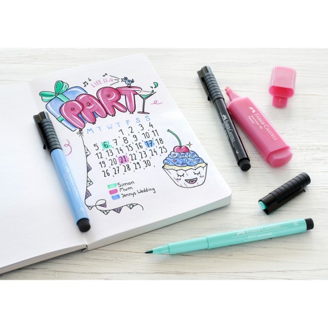 Faber-Castell Marker Set Pitt Artist, Journal, 7 τεμάχια