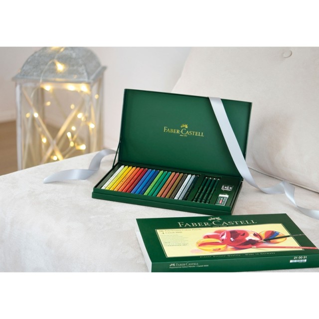 Μολύβια Faber-Castell Polychromos, 20 χρωμάτων, με 4 9000 μολύβια