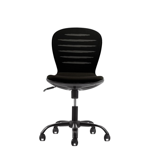 RFG Παιδική καρέκλα Flexy Black, δαμασκηνό και διχτυωτό, μαύρο κάθισμα, μαύρη πλάτη