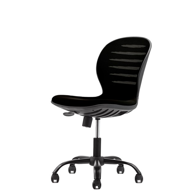 RFG Παιδική καρέκλα Flexy Black, δαμασκηνό και διχτυωτό, μαύρο κάθισμα, μαύρη πλάτη