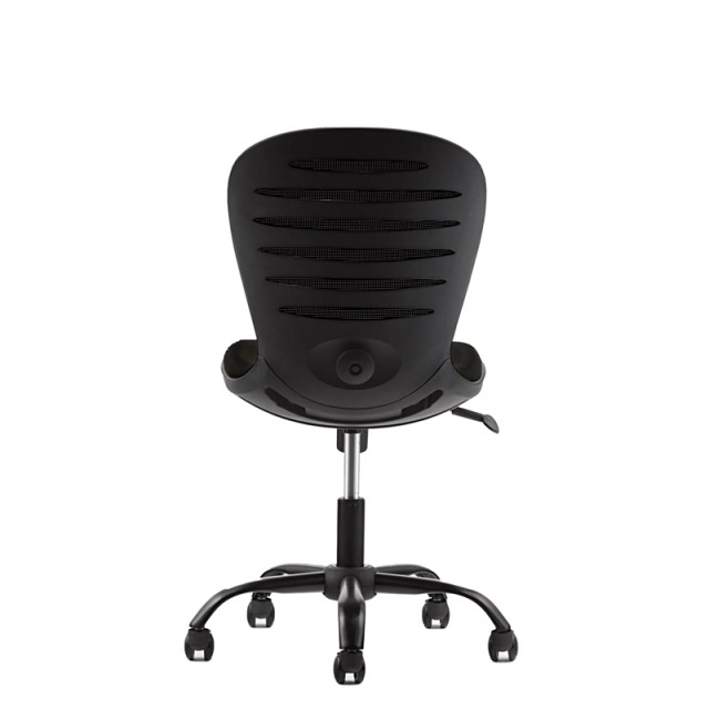RFG Παιδική καρέκλα Flexy Black, δαμασκηνό και διχτυωτό, μαύρο κάθισμα, μαύρη πλάτη
