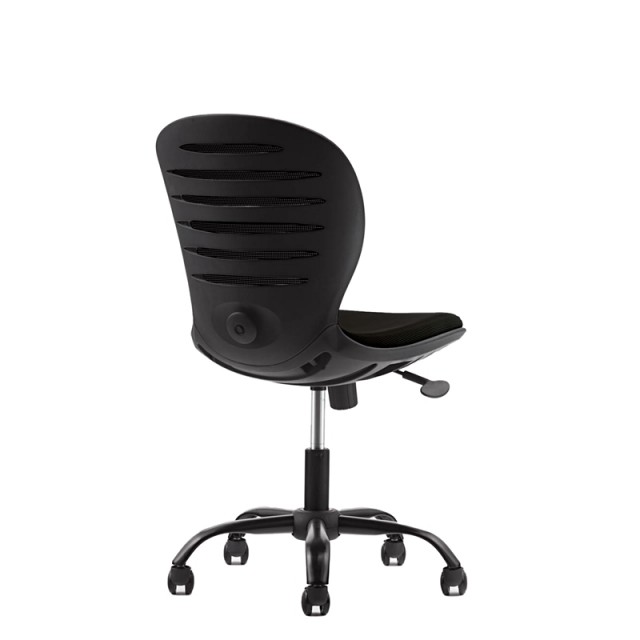 RFG Παιδική καρέκλα Flexy Black, δαμασκηνό και διχτυωτό, μαύρο κάθισμα, μαύρη πλάτη