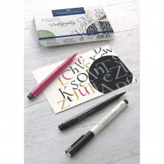 Faber-Castell μαρκαδόροι Pitt Artist καλλιγραφίας, 8 κλασικά χρώματα