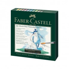 Μαρκαδόρος ακουαρέλας Faber-Castell Albrecht Dürer, 10 χρώματα