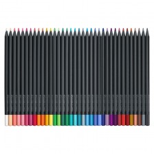 Μολύβια Faber-Castell Colored Black Edition, 36 χρωμάτων