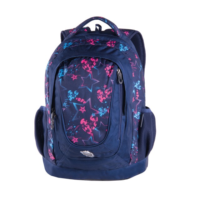 Pulse Backpack Music BFF, μπλε-ροζ