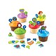 Learning Resources Игра с букви, във формата на кексчета, 64 части