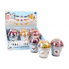 Χάντρες χορδών σε σχήμα ποδιού σε σχήμα Cupcake, 9 στην οθόνη