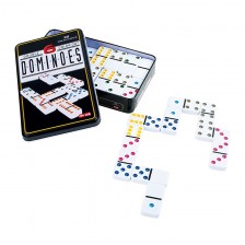 Small Foot Domino "6 χρώματα" σε μεταλλικό κουτί, 28 τεμάχια
