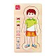 Small Foot Puzzle Body αγοριού, σε στρώσεις, ξύλινο, 28 τεμαχίων