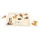 Small Foot Puzzle Ζώα στο δάσος, ξύλινο, 9 τεμάχια
