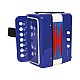 Ακορντεόν Small Foot, παιδικό, μπλε, 17 x 9,5 x 17 cm