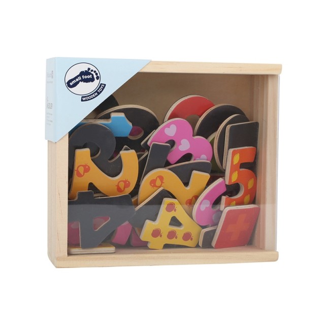 Small Foot Magnetic νούμερα, ξύλινα, 40 τεμάχια