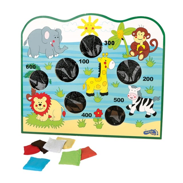 Small Foot Target Throwing Game Africa, 42 x 17 x 36 cm