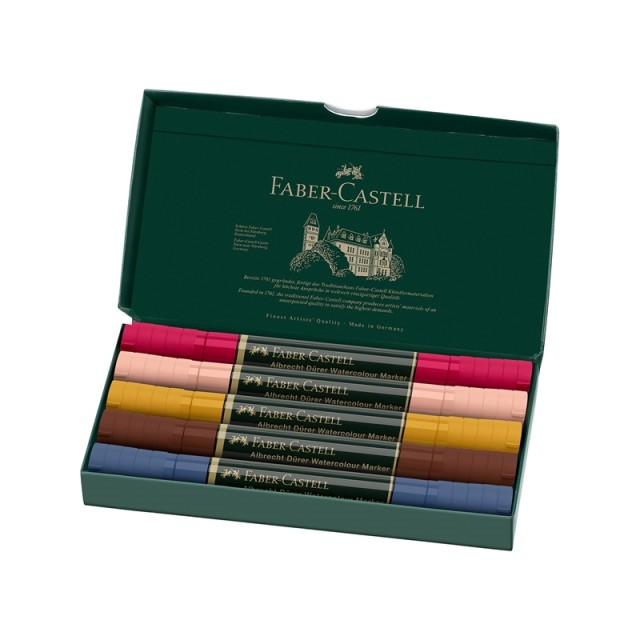 Faber-Castell Ακουαρέλα μαρκαδόρος Albrecht Dürer, πορτραίτο, 5 χρώματα