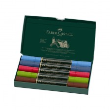 Faber-Castell ακουαρέла μαρκαδόρος Albrecht Dürer, urban sketching, 5 χρώματα