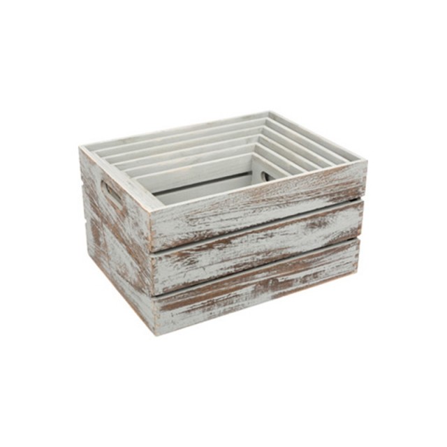 Small Foot Box, ξύλινο, γκρι, 6 τεμάχια