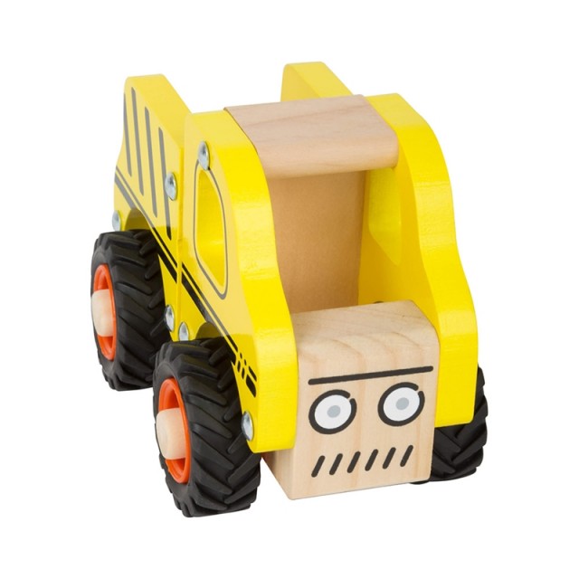 Small Foot Truck, ξύλινο, κίτρινο, 13 x 7 x 10 cm