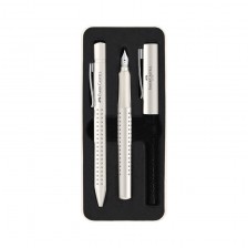 Στυλό και στυλό Faber-Castell Grip 2010, M, χρώματος γάλακτος καρύδας