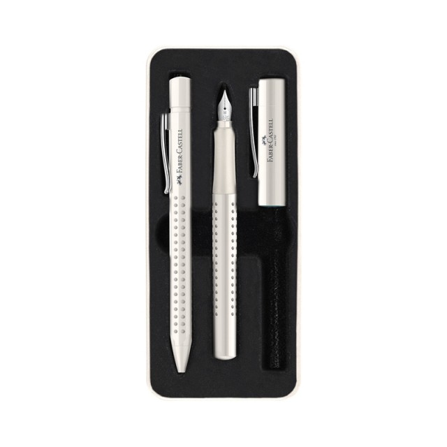Στυλό και στυλό Faber-Castell Grip 2010, M, χρώματος γάλακτος καρύδας