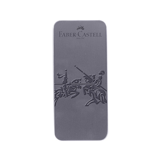 Faber-Castell Grip 2010 Pen and Ballpoint Pen, M, Deep Grey