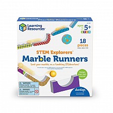 Learning Resources πίστες με μπίλιες για τοίχο, 18 κομμάτια