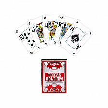 Cartamundi τράπουλα Texas Hold'em κόκκινο-μαύρο