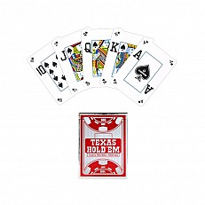 Cartamundi τράπουλα Texas Hold'em κόκκινο-μαύρο