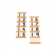 Πίνακες Nowa Szkola Montessori, για μέτρηση, 9 τεμάχια