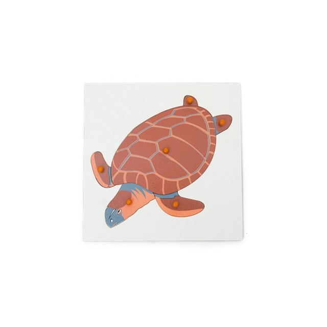 Nowa Szkola Puzzle Turtle, ξύλινη, 6 τεμαχίων