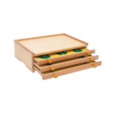 Ντουλάπι Nowa Szkola Montessori, βοτανικό, ξύλινο, 47,5 x 14 x 32,5 cm