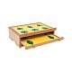 Ντουλάπι Nowa Szkola Montessori, βοτανικό, ξύλινο, 47,5 x 14 x 32,5 cm