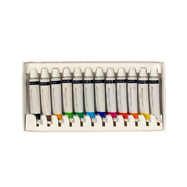 Ελαιοχρωματισμοί Faber-Castell, σε σωληνάρια, 12 χρωμάτων, 9 ml