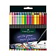 Faber-Castell Grip Fineliner, 0,4 mm, παστέλ και νέον, 5 χρώματα