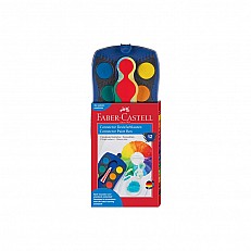 Faber-Castell ακουαρέλα μπογιές Connector, 12 χρώματα, μπλε παλέτα