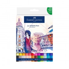 Faber-Castell μαρκαδόροι Goldfaber A.Dual, 24 χρώματα