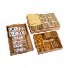 Σετ Montessori, μεγάλο, χρυσό