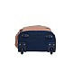 Milan Backpack 1918, με ρόδες, με 6 φερμουάρ, 25 L, ροζ