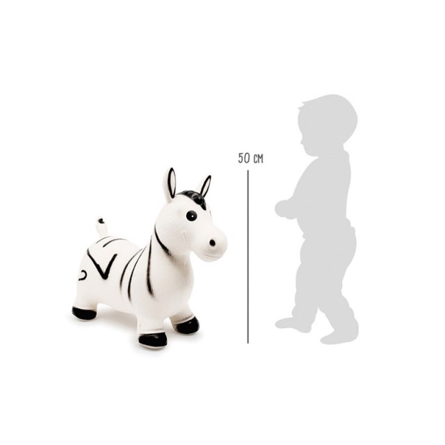 Ζέβρα Small Foot, jumping, καουτσούκ, 57 x 27 x 50 cm