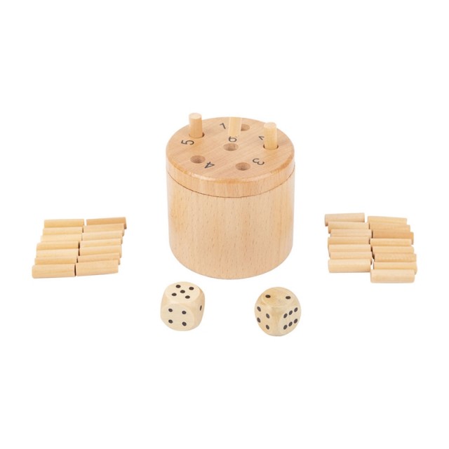 Παιχνίδι Small Foot Dice Super 6, ξύλινο