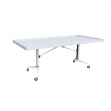 RFG κινητό αναδιπλούμενο τραπέζι Robotika 2000 x 1000 x 740 mm λευκό