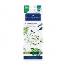 Faber-Castell μαρκαδόροι Goldfaber A.Dual Jungle, 6 τμχ