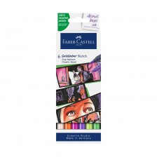 Faber-Castell μαρκαδόροι Goldfaber Sketch Graphic, 6 τμχ