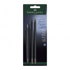 Faber-Castell στυλό Poly Ball Urban με 2 μαύρα μολύβια