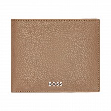 Hugo Boss πορτοφόλι Classic Grained, καραμέλα