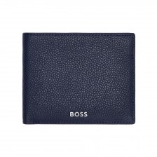 Hugo Boss πορτοφόλι Classic Grained, σκούρο μπλε