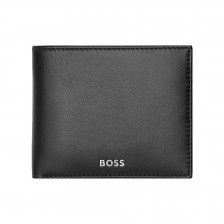 Hugo Boss πορτοφόλι Classic Smooth, μαύρο