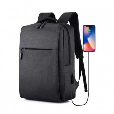 Σακίδιο πλάτης Matrix Laptop, 15,6'', 40 x 30 x 12 cm, πολυεστέρας, σκούρο γκρι